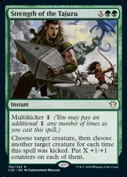 Strength of the Tajuru - Near Mint MTG Commander 2020 Ikoria - Image 1