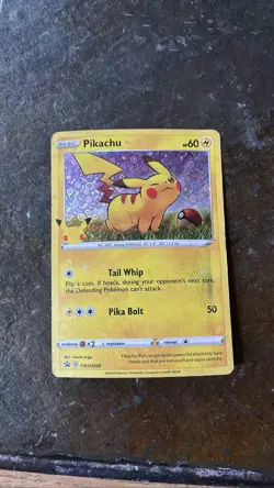 Pikachu SWSH039 Black Star Promo Holo Pokemon 25th Anniversary General Mills - Image 1