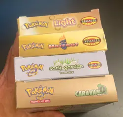 4 POKEMON THEME DECK BOXES ONLY/NO CARDS: Caravan•Hotfoot•Aquapolis•Light *NICE* - Image 3