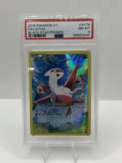 2015 Pokemon XY Black Star Promos #XY78 - Latias FA - PSA 8 NM-MT - Image 1