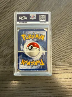 1999 POKEMON GAME #12 NINETALES-HOLO SHADOWLESS PSA 1 - Image 2