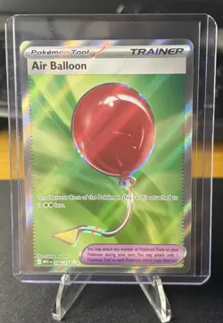 AIR BALLOON Ultra Rare Holo Trainer #166/132 Pokemon Mega Evolution English - Image 1