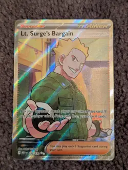 Lt. Surge's Bargain 170/132 - Mega Evolutions - Near Mint - Pokemon TCG - Image 1