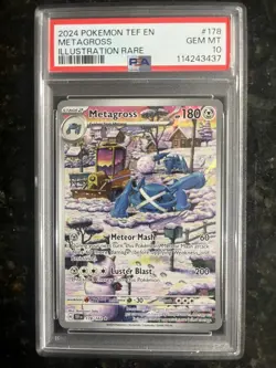 2024 POKEMON Metagross 178/162 Sv05: Temporal Forces Holo PSA 10 - Image 1