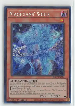 YuGiOh Rarity Collection II Foil Secret Rare #RA02-EN014 Magicians' Souls - Image 1