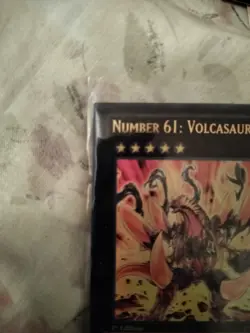 Yugioh Number 61: Volcasaurus ZTIN-EN002 Ultra Rare 1st Edition Near Mint - Image 2