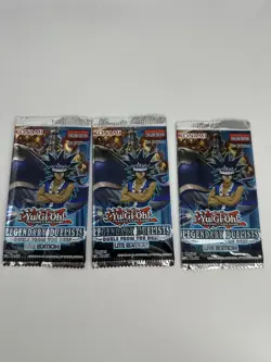 1 Factory Sealed New Pack - Konami Yu-Gi-Oh Yugioh Legendary Duelists Cards - Image 1