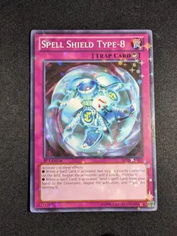 Yugioh - Spell Shield Type-8 BP01-EN097 1st Edition Starfoil Rare NM - Image 1
