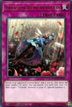 Trickstar Reincarnation - MAGO-EN161 - Rare 1st Ed Yugioh - NM - Image 1