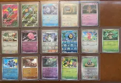 Lot of 16 Pokemon TCG Black Bolt / White Flare IR & Pokeball Cards See Pics - Image 1
