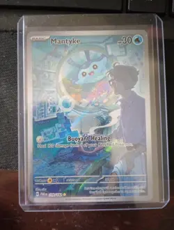 Pokemon TCG Mantyke Card 189/182 Sv04: Paradox Rift NM/Mint - Image 1