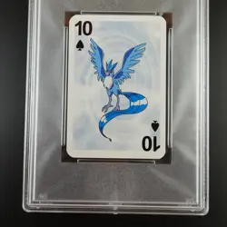 PSA 10 Articuno 10 of Spades Graded Pokemon Mini Bicycle Card - Image 3