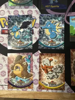 2000 Topps Pokemon TV Animation - PC4 #7 Squirtle - Clear Card - Image 4