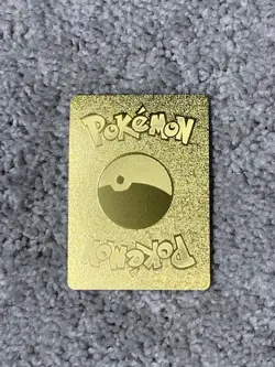 Pokemon Pikachu VMax HP310 G-Max Volt Tackle Rainbow Gold Foil Fan Art Card - Image 2