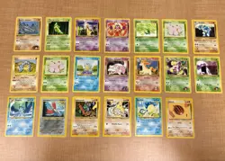 1st Edition Vintage Pokemon Card Lot 100 Cards 1999-2002: 6 First Editions! - Image 1