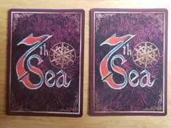 2x Vintage 1999 OOP 7th Sea CCG Grenouille du Grace Collectible Trading Card - Image 3