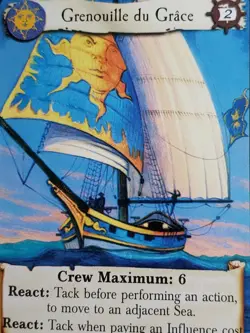 2x Vintage 1999 OOP 7th Sea CCG Grenouille du Grace Collectible Trading Card - Image 5