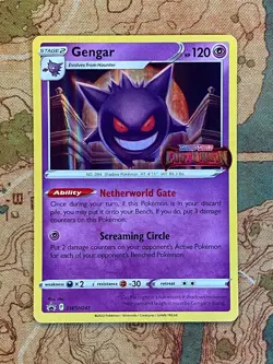 Pokemon Card TCG - Gengar SWSH241 Lost Origin Prerelease Promo Near Mint - Image 1