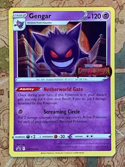 Pokemon Card TCG - Gengar SWSH241 Lost Origin Prerelease Promo Near Mint - Image 2
