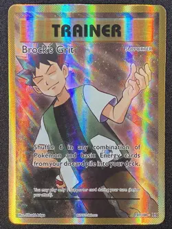 Pokemon Card TCG - Brock's Grit 107/108 Full Art - XY Evolutions - Near Mint - Image 3