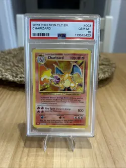 Charizard 003/034 CLC PSA 10 Classic Collection Pokemon TCG Card - Image 1