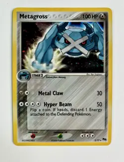 Metagross 2/17 Holo Rare POP Series 1 Pokemon Card * Light Play - Image 1