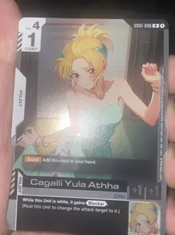 Gundam Card Game - Cagalli Yula Athha - Championship Promo - English - Image 1