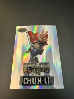 Chun-Li Silver PSA Promo Card Street Fighter 2 Champion Edition PSA Exclusive - Image 1