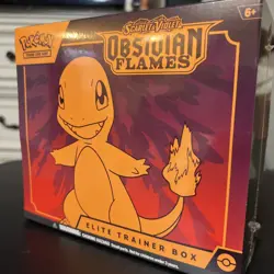 Pokemon Scarlet & Violet Obsidian Flames ETB Elite Trainer Box Cards NEW Sealed - Image 1