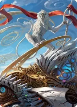 Ragavan, Nimble Pilferer Art Card 74 MTG NM ASMOM - Image 1