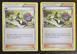 N 105/124 x2 Pokemon Fates Collide XY Non-Holo Card LP/MP - Image 1