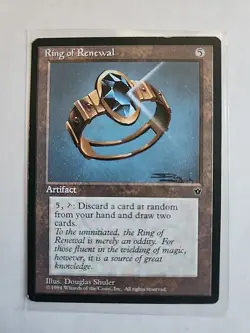 Ring of Renewal - Fallen Empires - MTG Magic - Rare - Artifact - Image 1