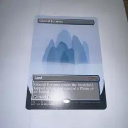 2022 MTG Magic the Gathering Secret Lair Drop Borderless #456 Glacial Fortress - Image 1