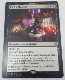 Lich's Mastery ~ Dominaria [ Excellent ] [ Magic MTG ] Nm/M Unplayed - Image 1