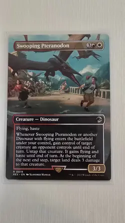 Swooping Pteranodon (Borderless) Universes Beyond: Jurassic Pikachu World... - Image 1