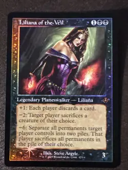 Liliana of the Veil (Retro Frame) Innistrad Remastered ​​Near Mint Foil - Image 1