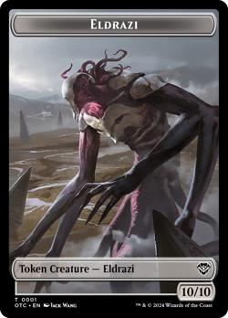 Eldrazi // Clue Double-Sided Token [Outlaws of Thunder Junction Commander - Image 1