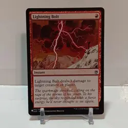 Magic The Gathering Lightning Bolt 141/249 LP Masters 25 - Image 1