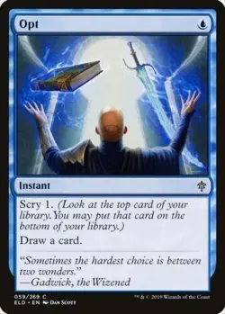 OPT X 4 N/M- THRONE OF ELDRAINE MAGIC THE GATHERING - Image 1
