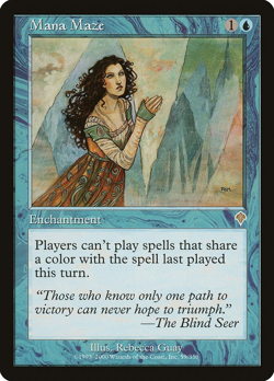mtg magic mana maze invasion ENGLISH Labyrinthe de mana - Image 1