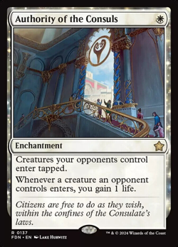 mtg magic authority of the consuls foundations FRENCH vf fr autorite des consuls - Image 1