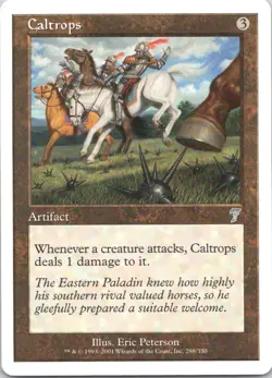 2001 Seventh Edition Caltrops Core/Uncommon #288 - Image 1