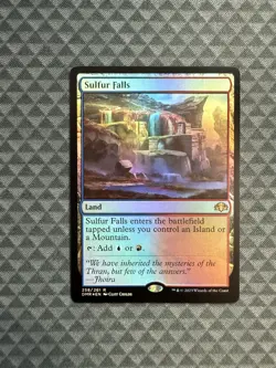 MTG Sulfur Falls #258/261 Foil Rare Dominaria Remastered (DMR) - Image 1