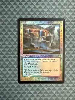 MTG Sulfur Falls #400 Foil Retro Frame Rare Dominaria Remastered (DMR) - Image 1