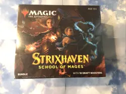 I-17 2021 Magic the Gathering Strixhaven Bundle sealed box 10 draft booster pack - Image 2