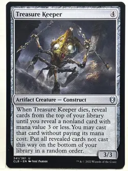 Treasure Keeper NM/M* Commander Baldur's Gate ENGLISH 341/361 mtg -UnltdCards - Image 1