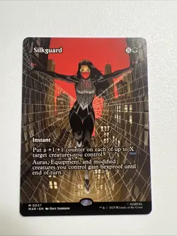 Magic the Gathering - Silkguard (Borderless) (SPM) #37 - Image 1