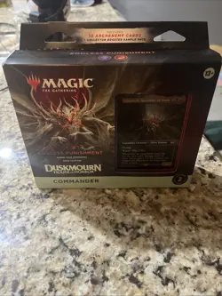 Magic the Gathering Duskmourn House of Horror Endless Punishment Commander Deck - Image 1