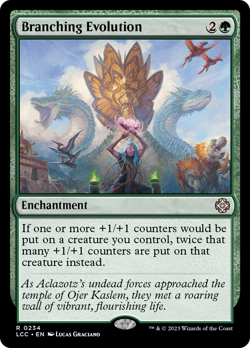 Branching Evolution #234 | NM | The Lost Caverns of Ixalan Commander Magic MTG - Image 1