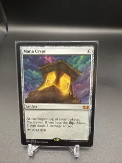 Magic: The Gathering Artifact Mana Crypt MTG Mythic Regular Double Masters - Image 1